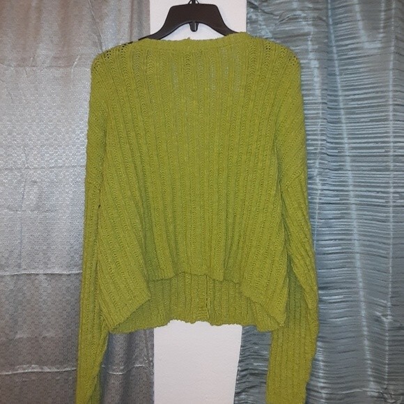 Forever 21 Hawthorn Green Juniors Large Button Cardigan NWT - Picture 4 of 8